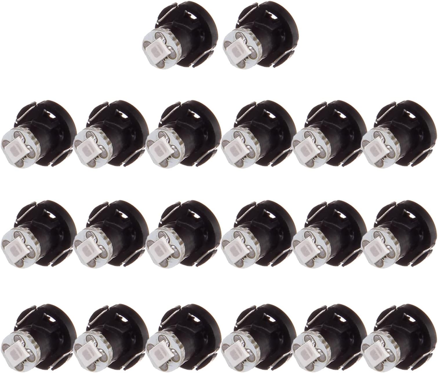 10pcs T4/T4.2 Neo Wedge Dash A/C Climate Control HVAC Switch LED Light