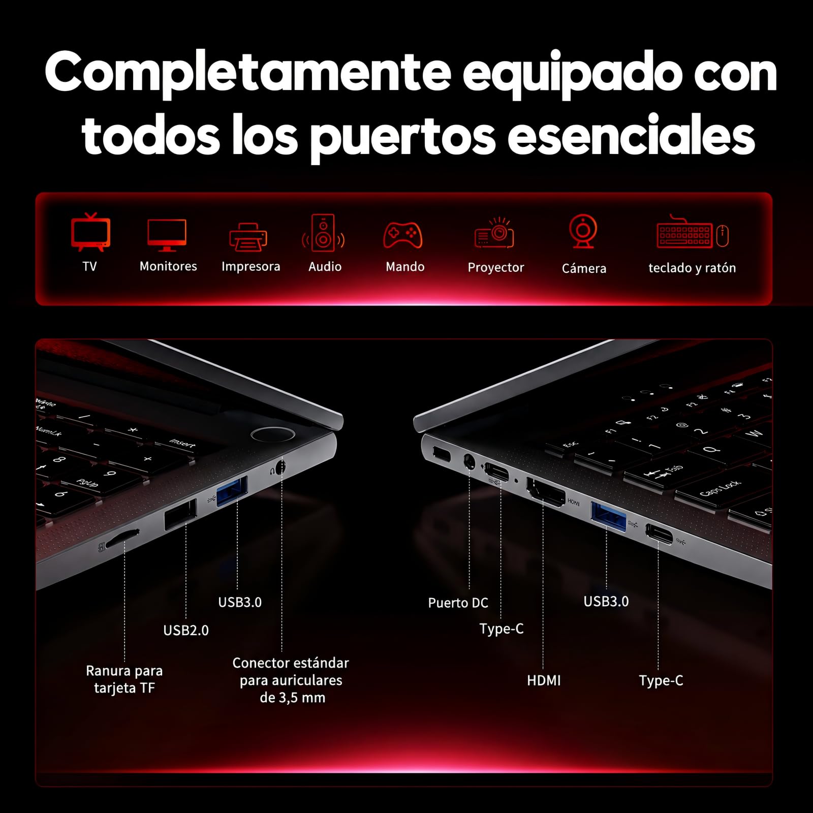 Portátil Gaming 15,6", R7 6800H, 32GB RAM, 1TB SSD, FHD, Win 11