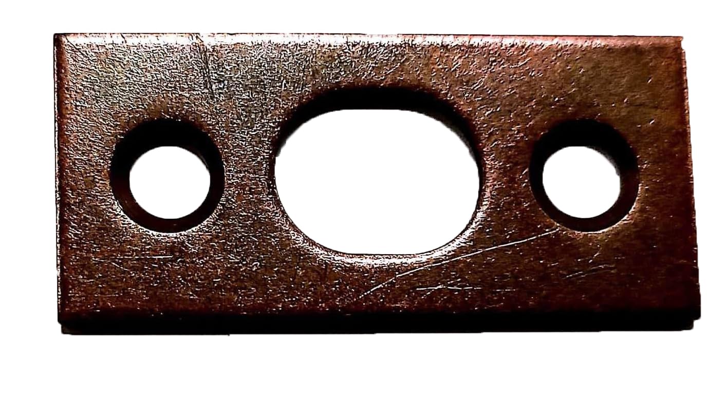 Catenaccio a Leva in Acciaio - Installabile su Porte in Legno da 16 mm - Colori e Lunghezze Differenti - Bronzato - 20 cm
