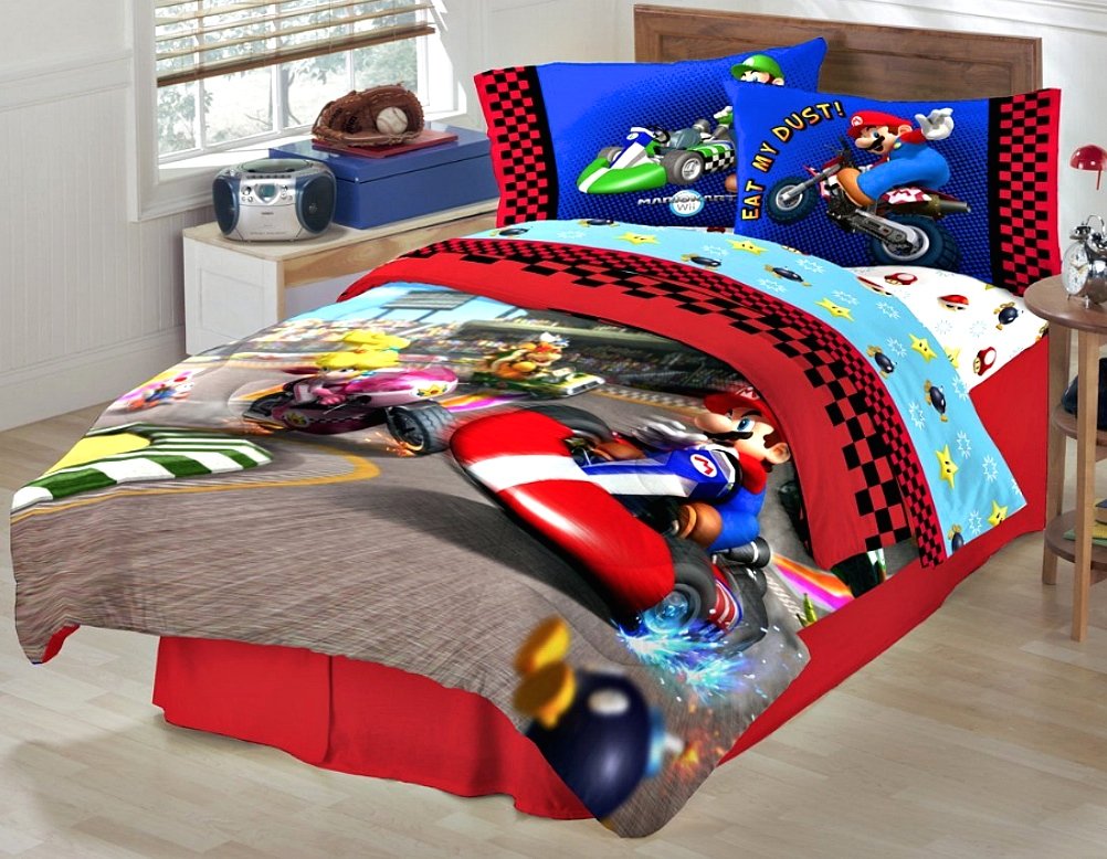 Buy Mario Kart Twin Comforter, Twin 