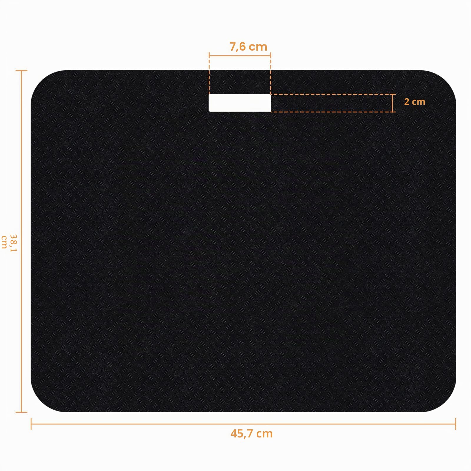 Hitzebeständige Matte für Heißluftfritteuse mit Schiebefunktion, 2 Stück, 38,1 x 45,7 cm, hitzebeständig, kompatibel mit den meisten XL-Luftfritteusen, Ninja-Luftfritteusen, Mikrowellen-Ofen