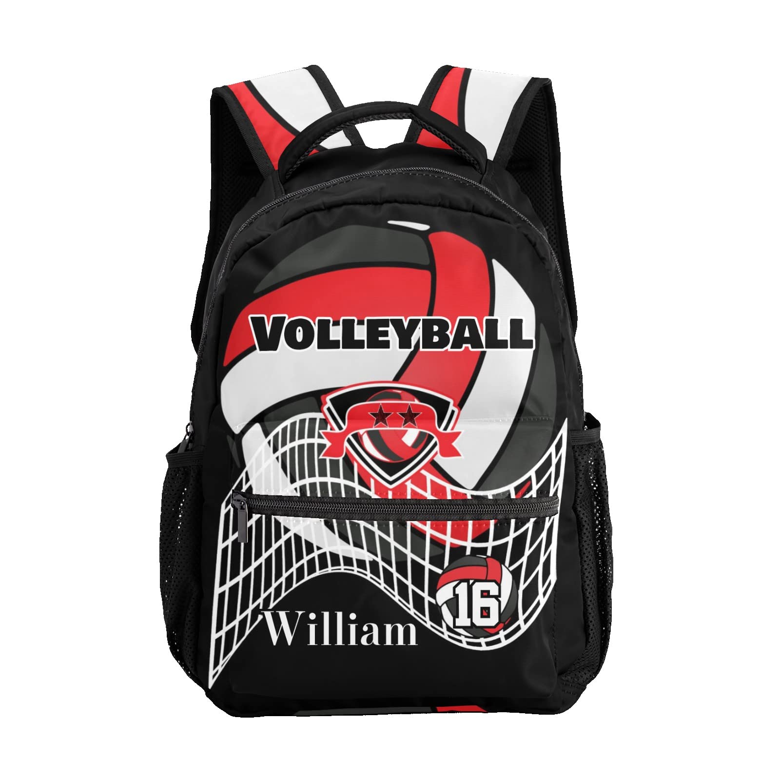 WOWPersonalTailor Personalized Volleyball Star Fashion Lightweight Waterproof Computer Bag with Name Unisex Gifts, 12.2''(L) x 5.9''(W) x 16.5''(H)