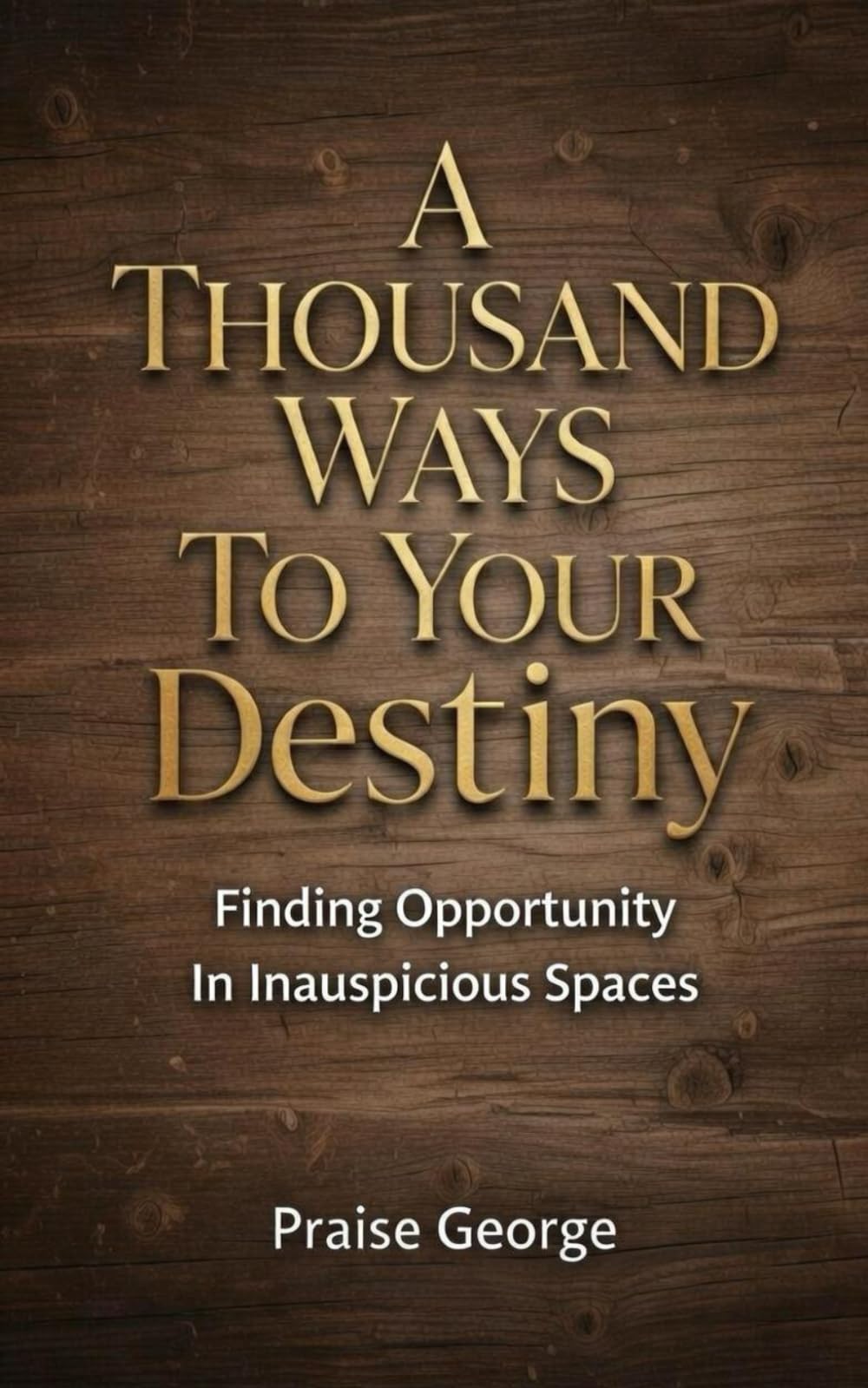 A Thousand Ways To Your Destiny.: Finding Opportunity In Inauspicious Spaces.