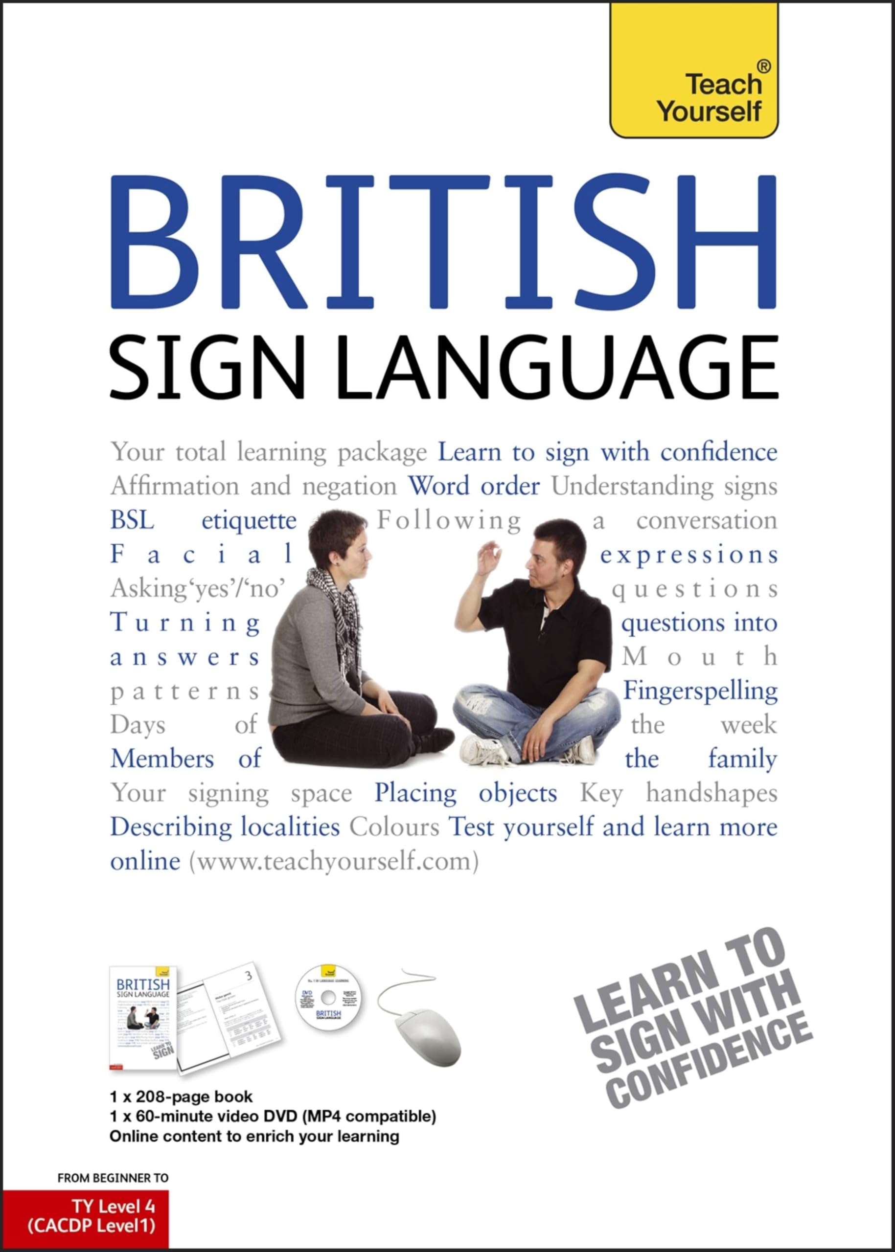 British Sign Language: Teach Yourself: Book - Redfern, Paul