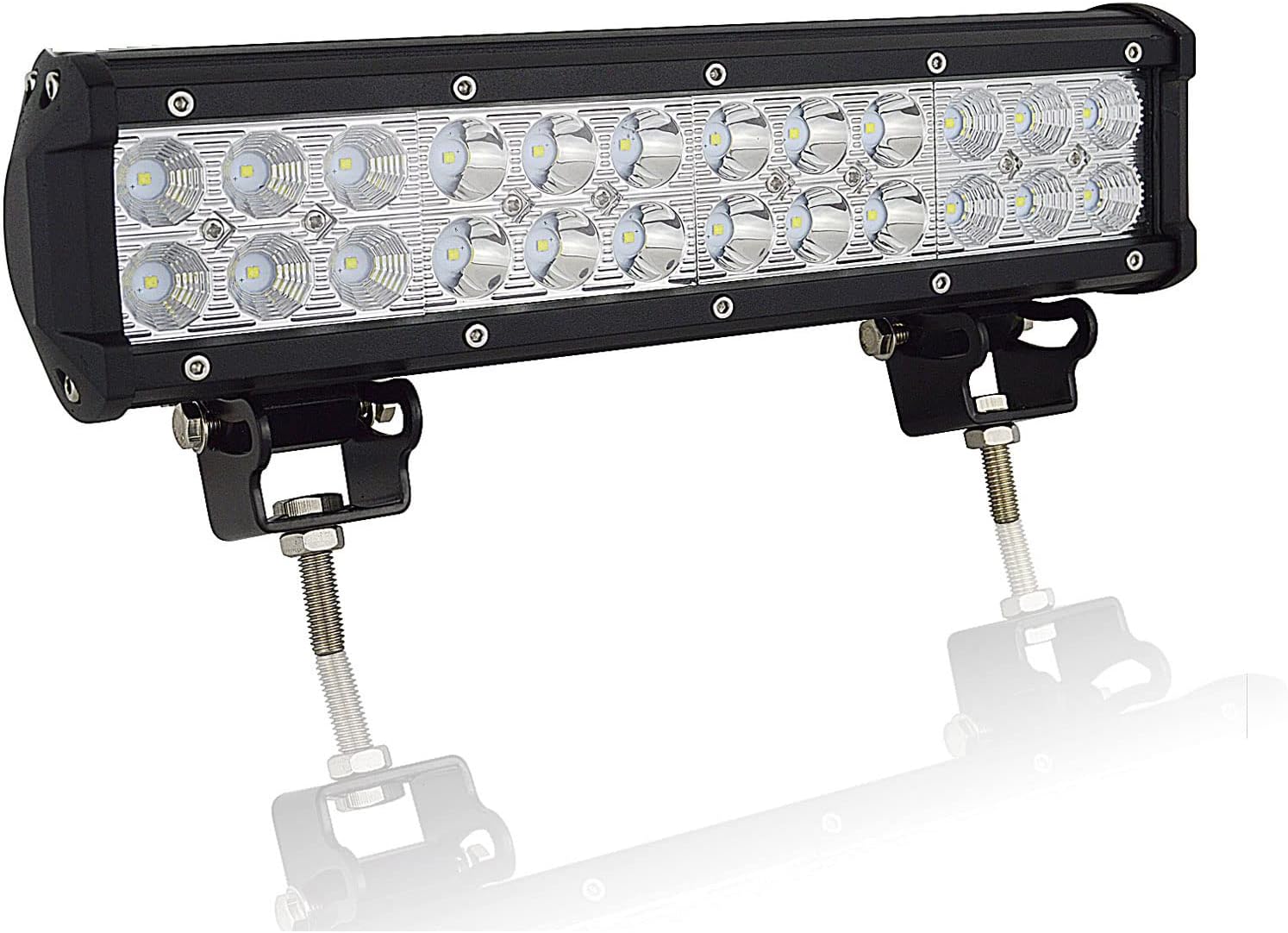 Willpower 12 inch 72W Spot Flood Combo LED Work Light Bar for Truck Car ATV SUV 4X4 Jeep Truck Driving Lamp (72W,Combo)