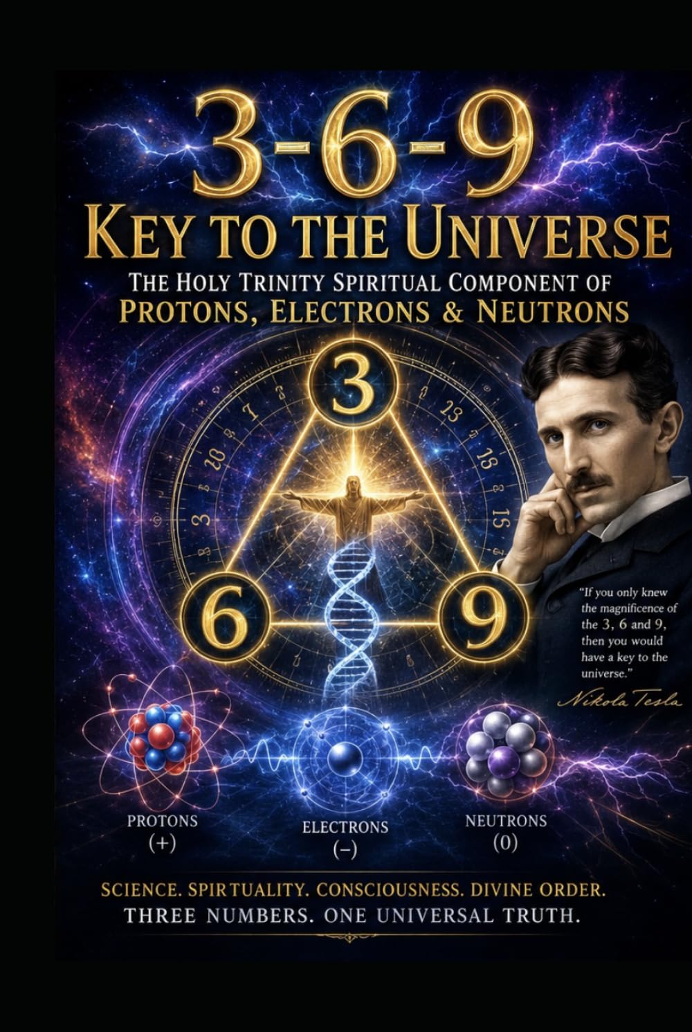 3-6-9 Key To The Universe: The Holy Trinity Spiritual Component of Protons, Electrons & Neutrons