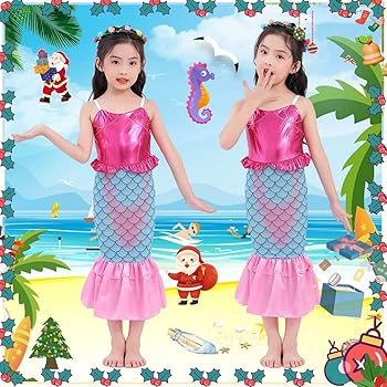 アリエル キッズ用ドレス 110 120 実写映画 リトルマーメイド 新品