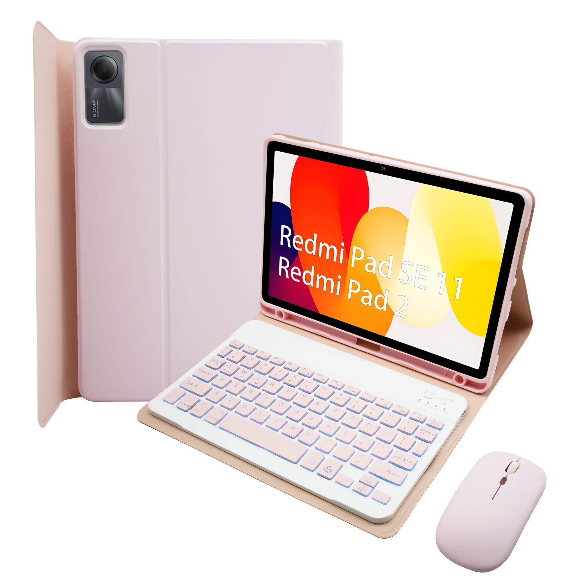 Amazon.com: GYSDCAZ Keyboard Case for Redmi Pad 2 2025/Redmi Pad