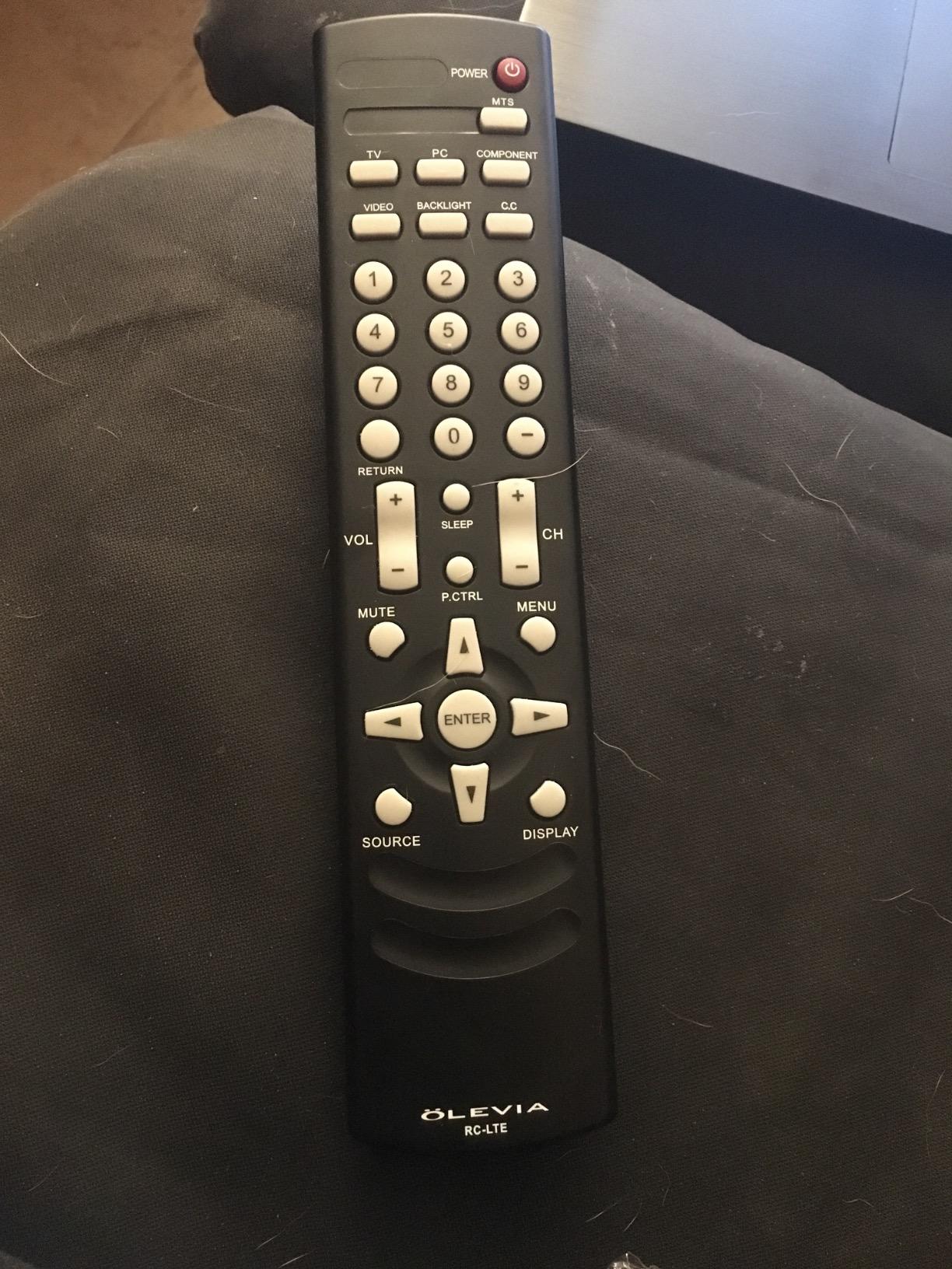 Original Olevia RCLTL LCD TV Remote Control for 219H 226T
