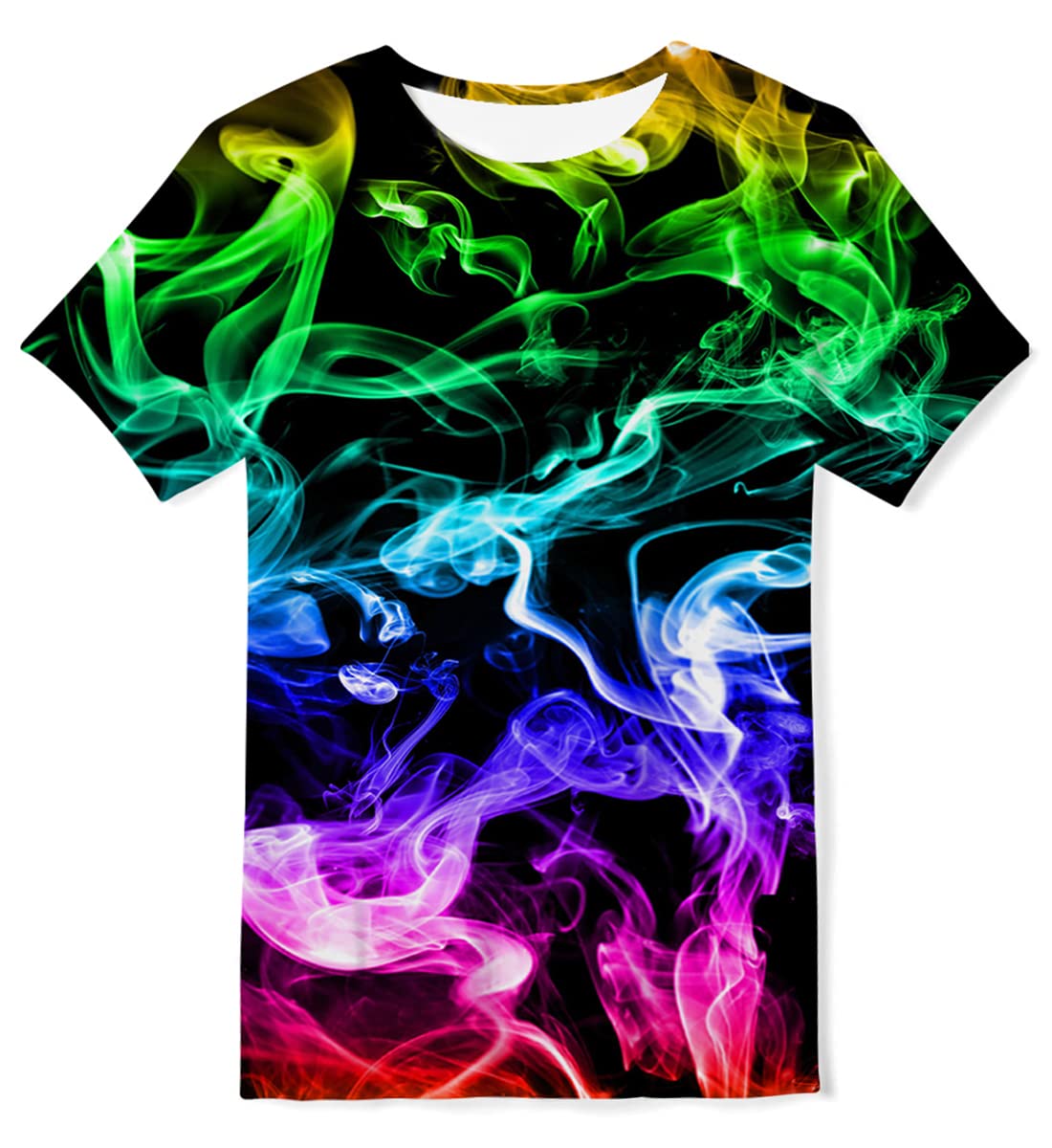 kids4ever T-Shirt Jungen Mädchen Lustige 3D Gedrucktes Tee Shirt Kinder Sommer Grafik Kurze Ärmel T Shirt Tops 6-16 Jahre
