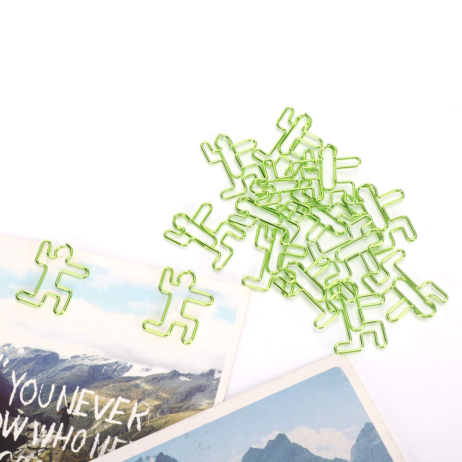 ANKROYU 20PCS Cartoon Paperclip, Special Shape Paper Clips, Stainless Steel Paper Clips - Image 4
