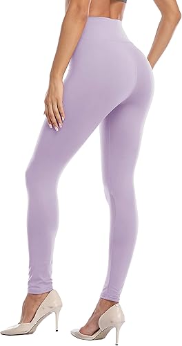 Miniatura 3 de Leggings de cintura alta para mujer, pantalones de yoga ultra suaves, mallas de gimnasio ligeras, súper elásticas