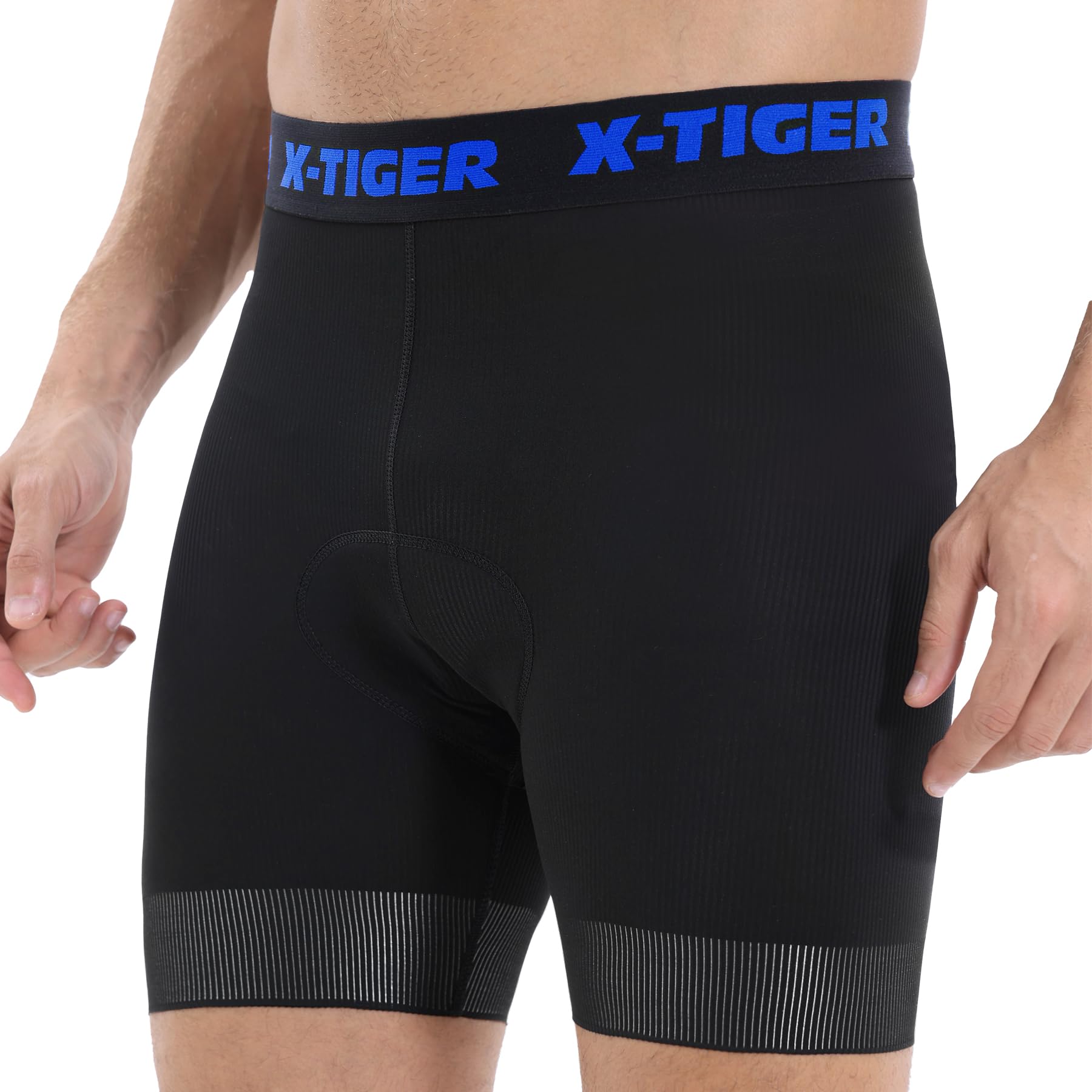 X-TIGER Męskie spodenki rowerowe 5D wyściełane oddychające bielizna majtki MTB bokserki męskie kolarstwo rower