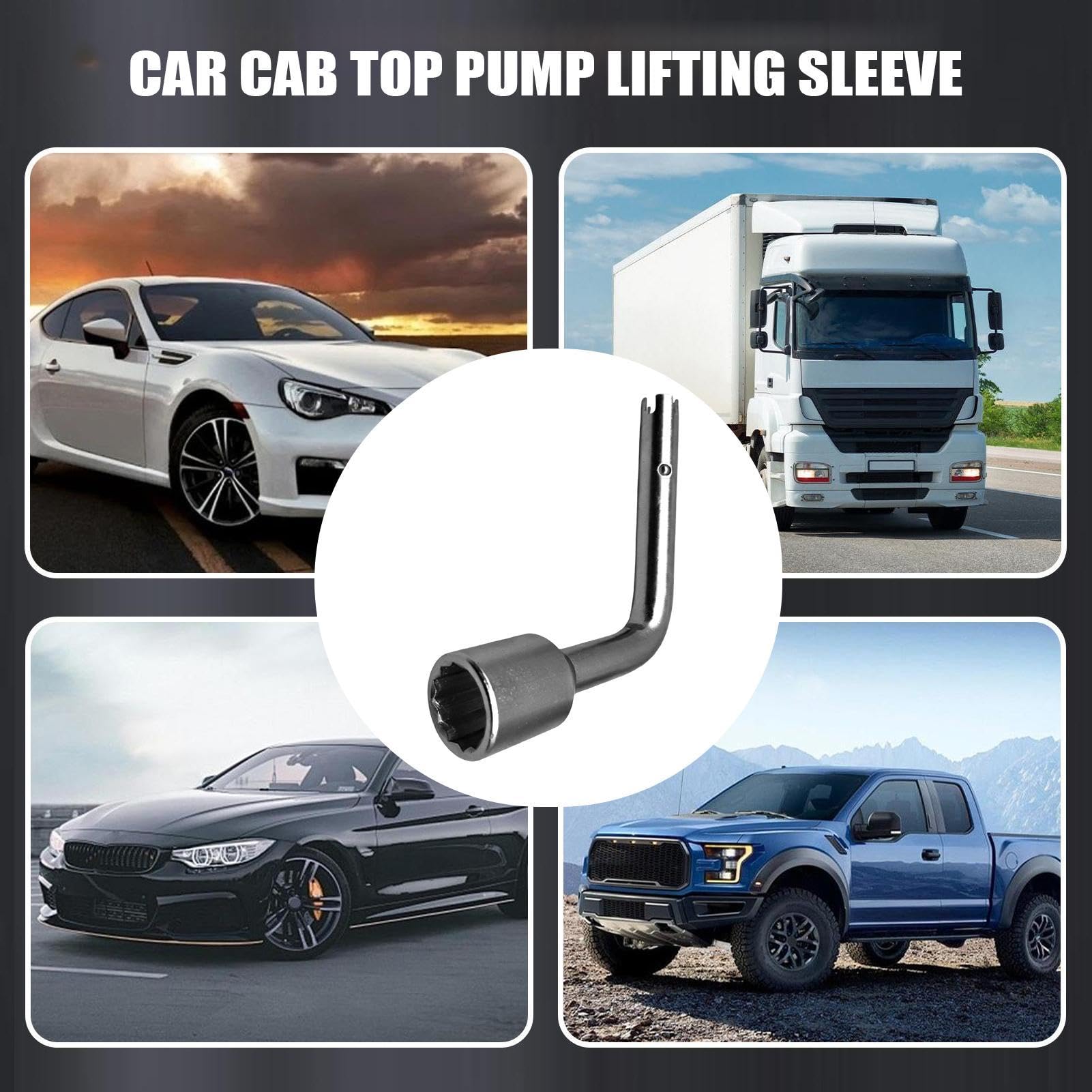 Chiave a , a forma di L, resistente, chiave a per auto, camion, veicoli, pickup, SUV, furgoni, casa, officina
