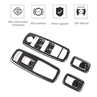 Vista 2 de JeCar Kit de moldura de botón interior para cubierta de interruptor de elevación de ventana para Jeep Grand Cherokee 2011-2020 y Jeep Cherokee