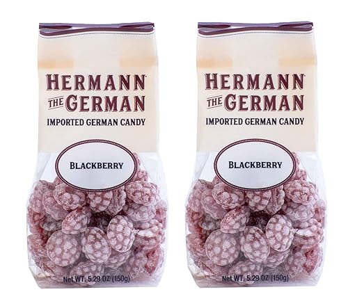 Miniatura 5 de Hermann the German Hard Candy - Paquete variado con bolsa de transporte Imperial Falcon (8 unidades naranja y limón, frambuesa, mora, bolas de