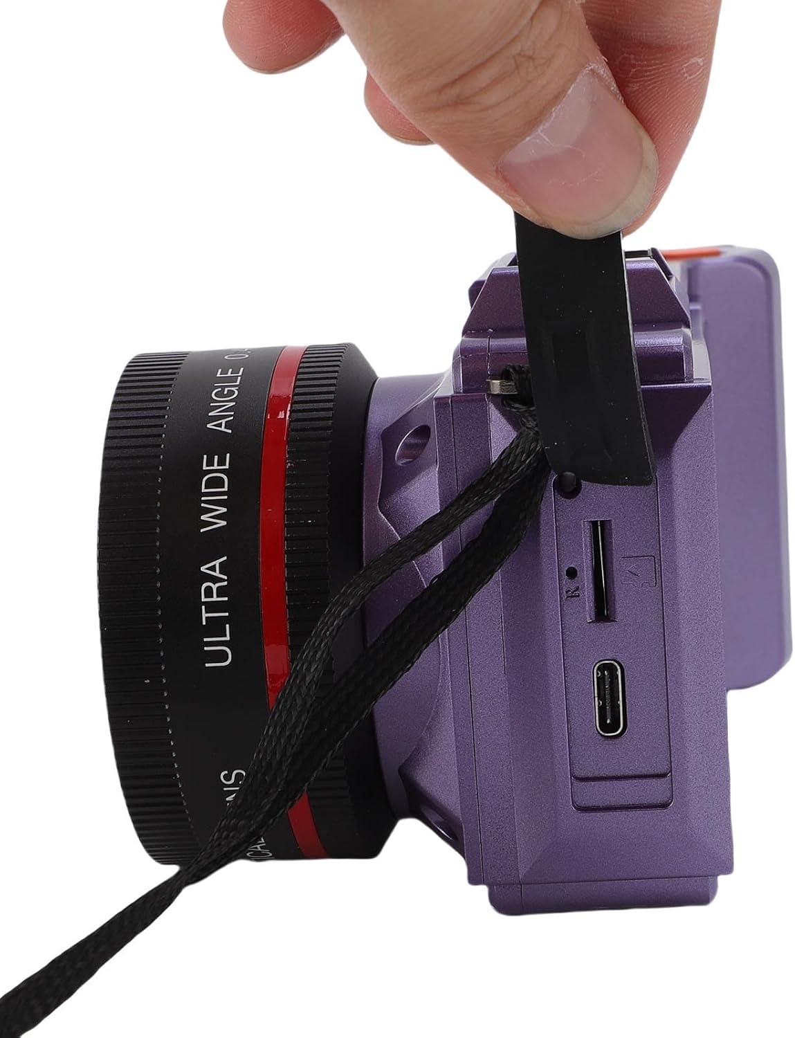 カムコーダービデオカメラ、4K 70MP 50XデジタルズームオートフォーカスF1.8 DSLRブロギングカメラ、wifi、2スクリ