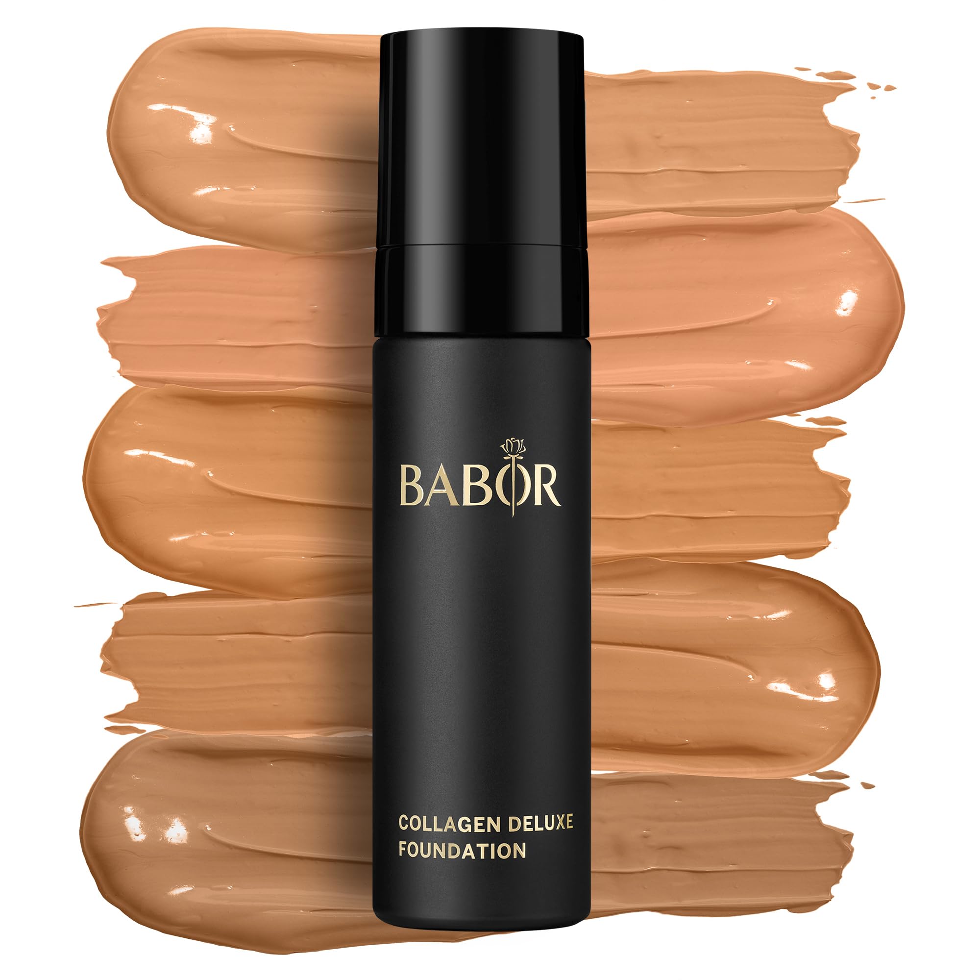 BABOR MAKE UP Collagen Deluxe Foundation, Makeup for Dry and Mature Skin, with Anti-Ageing Serum, Strong Opaque, Long-Lasting, 1 x 30 ml