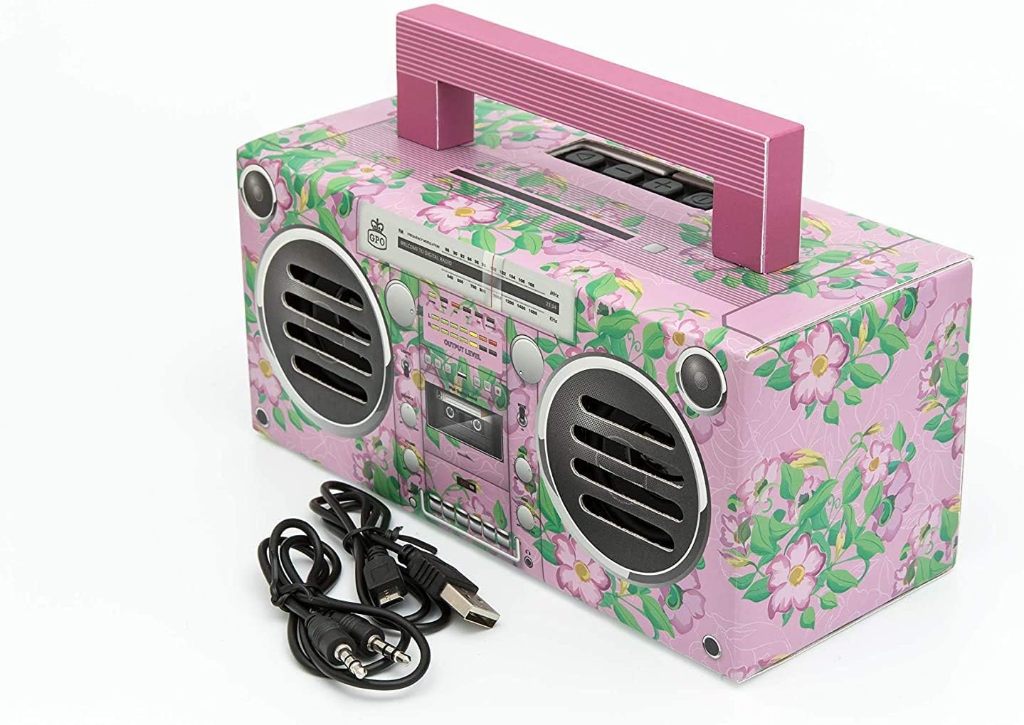 GPO Bronx Mini Bluetooth Speaker. Compact Retro Portable