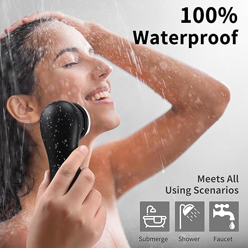 Miniatura 5 de Cepillo de limpieza facial limpiador facial LFOYOU Cepillo limpiador eléctrico recargable IPX7 impermeable con estuche de viaje - Cepillo de lavado