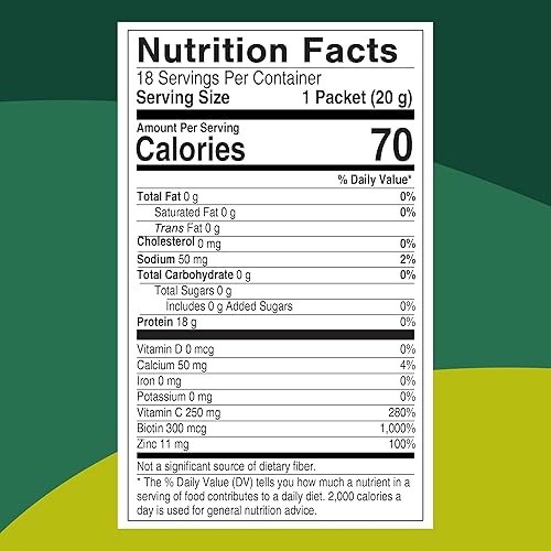 Miniatura 5 de Purely Inspired Bolsa de colágeno en polvo, suplementos de péptidos de colágeno para mujeres y hombres, proteína de colágeno en polvo, certificado