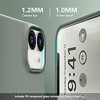 Vista 6 de GONEZ Funda magnética para iPhone 12 / 12 Pro, compatible con MagSafe, [protector de pantalla + protector de lente de cámara], funda protectora