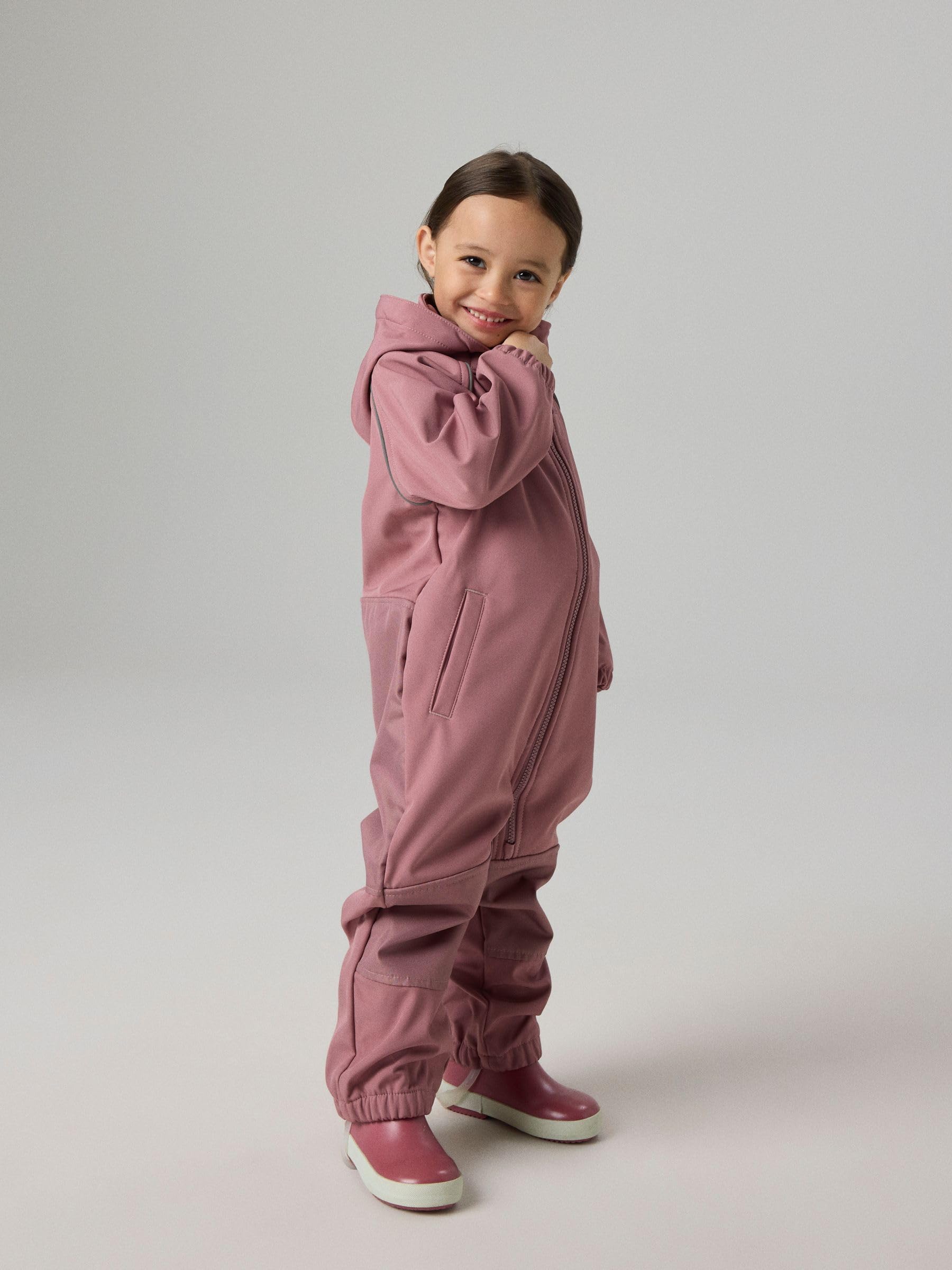 NAME IT - Nmnalfa Softshell Suit Solid FO Noos, Completo da Pioggia Unisex - Bimbi 0-24