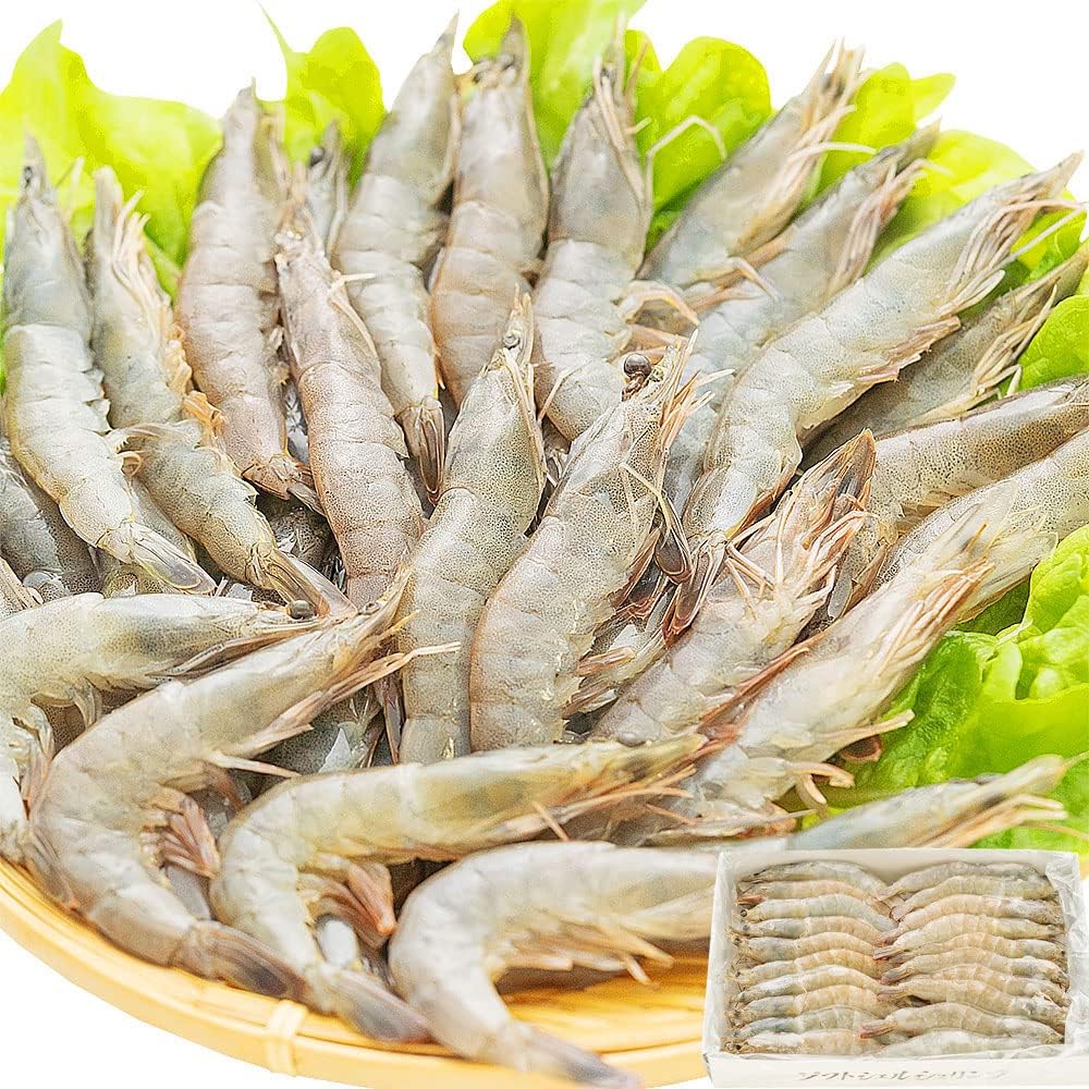 Amazon Amazon限定ブランド ソフトシェルシュリンプ 殻付き 海老 バナメイ エビ 業務用 えび 虹色キッチン 1 5kg 500g 3 虹色キッチン エビ 通販