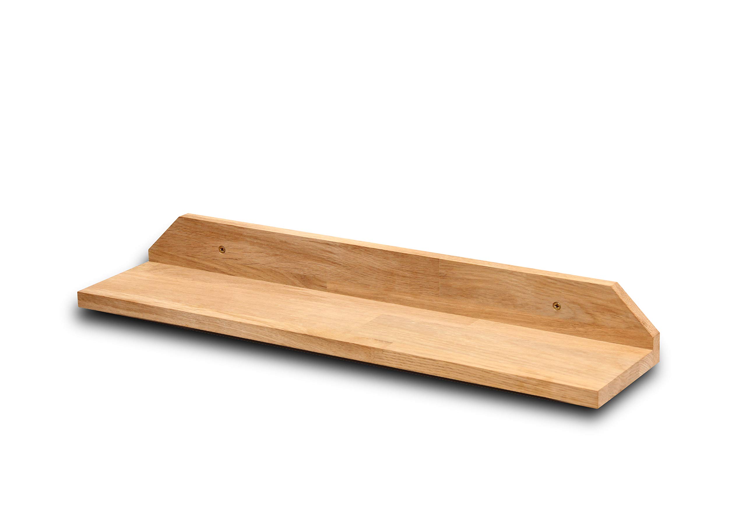 Buy Waco 16" Premium Solid Oak Shelf, Oak Floating Shelves, Unique