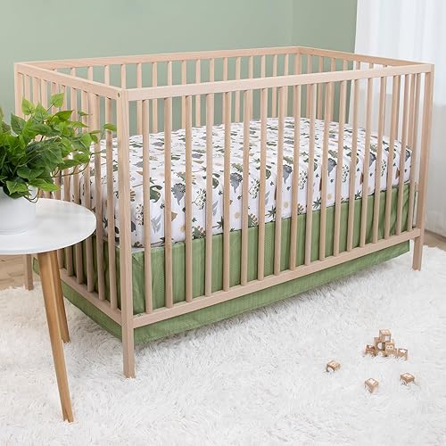 Miniatura 6 de The Peanutshell Juego de ropa de cama para cuna de bebé de 3 piezas para niños, juego de cama para recién nacidos, bebés y niños pequeños,