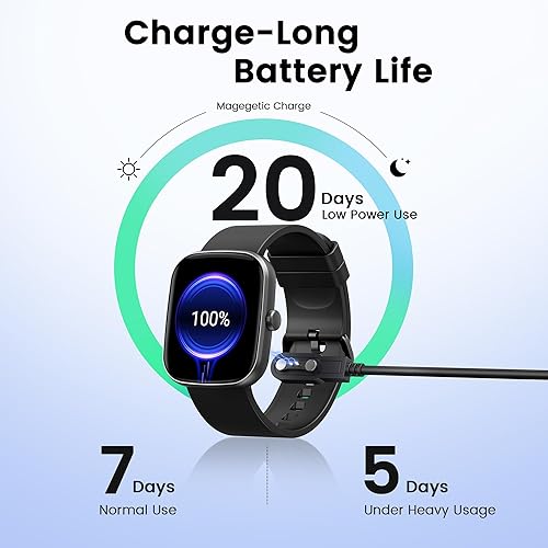 Miniatura 8 de Reloj inteligente (respuestahacer llamadas), relojes inteligentes de 1.96 pulgadas para hombres y mujeres con seguimiento de frecuencia