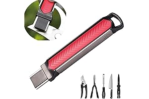 Upgraded Multi Purpose Sharpener for Various Lawn and Garden Tools
