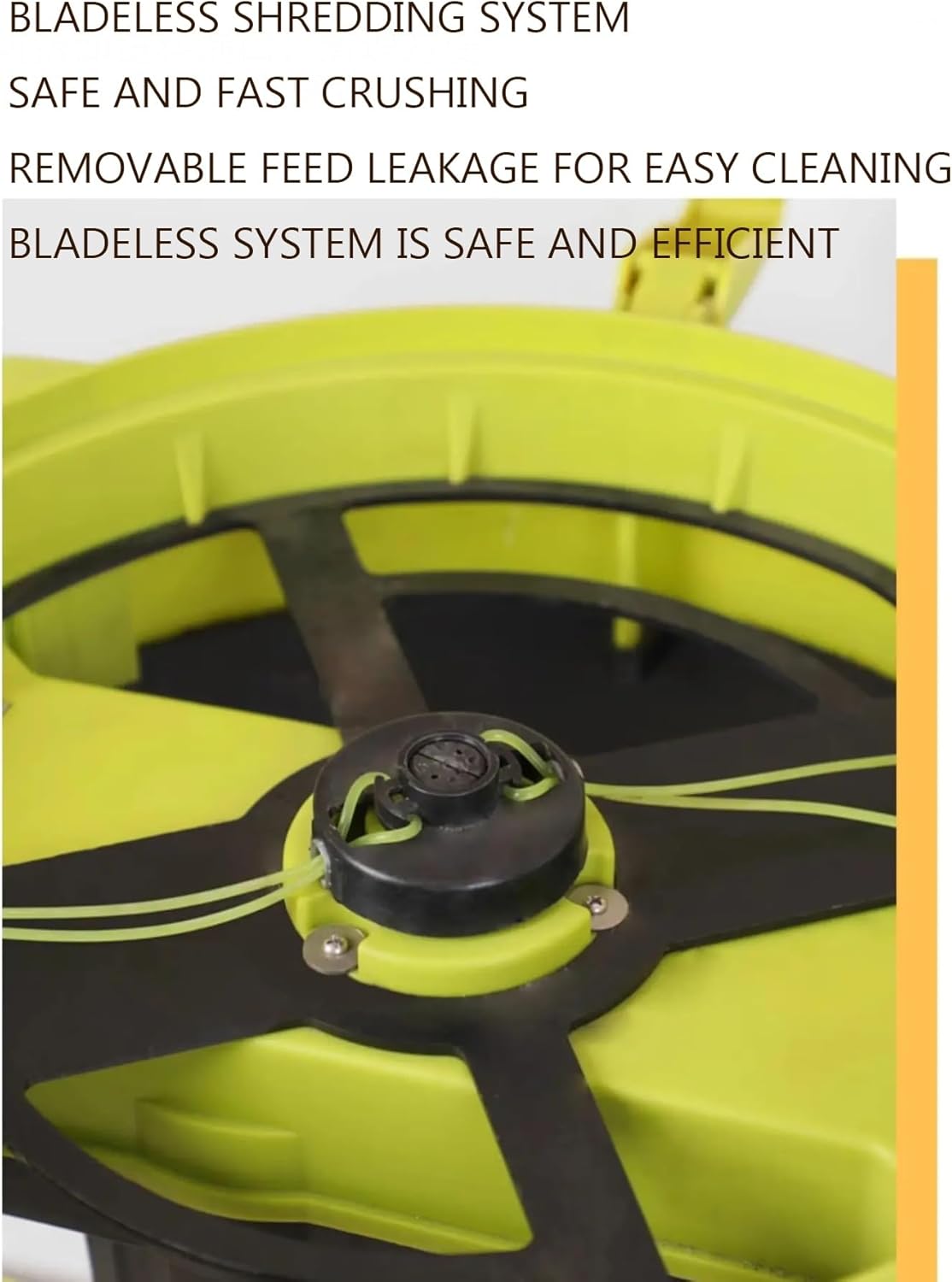 Electric Leaf Mulcher Shredder, 2500W Corded Garden Compost Shredder Crusher with Power Cord, 8000rpm Leaves Chippers, Shredders and Mulchers with Wheels (Machine+10M)