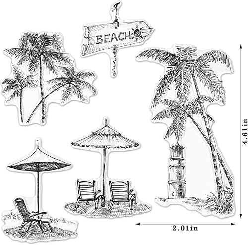 Miniatura 8 de Sellos transparentes de árboles de río de montaña para hacer tarjetas, álbumes de recortes, manualidades, decoración de bricolaje, fondo, invierno,