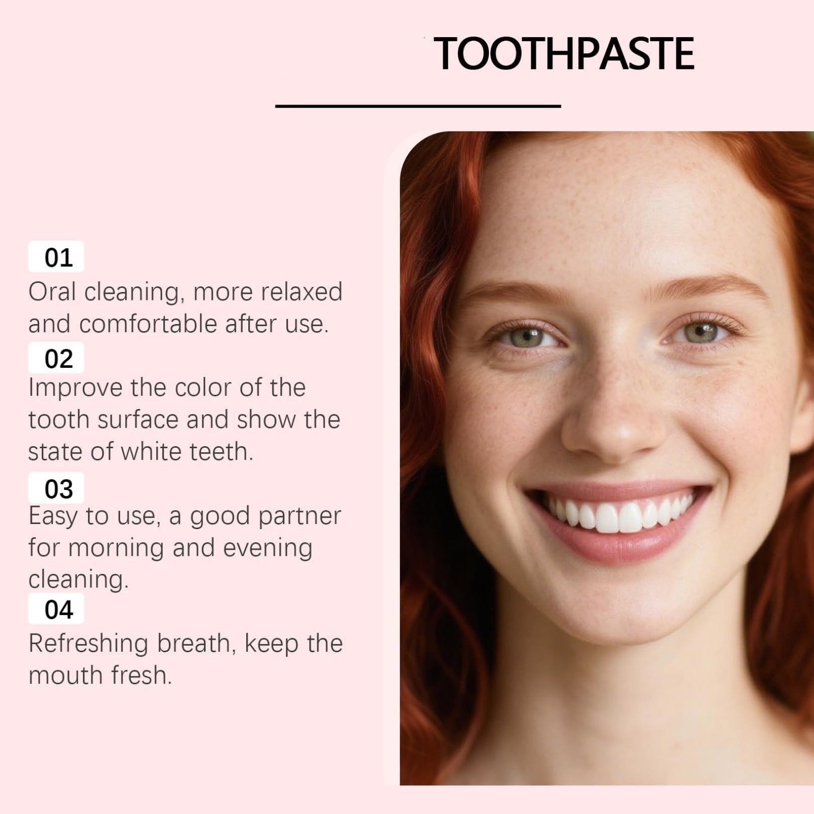 KUGIG Whitening Toothpaste, KUGIG Whitening and Stain Removal Toothpaste, Kigig Toothpastes, Tooth Stain Removal Colour Corrector, White Clean Teeth, Freshens Breath Refreshing Dental Care,100 g (1PC) - 4