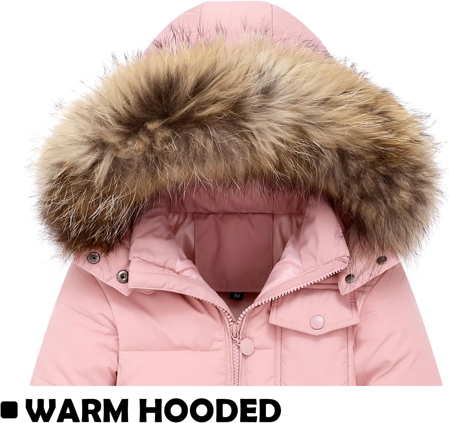 Baby Mädchen Winter Schneeanzug Mantel Junge Pelz Schnee Hosen Lätzchen Jacke für Kleinkind Kleidung