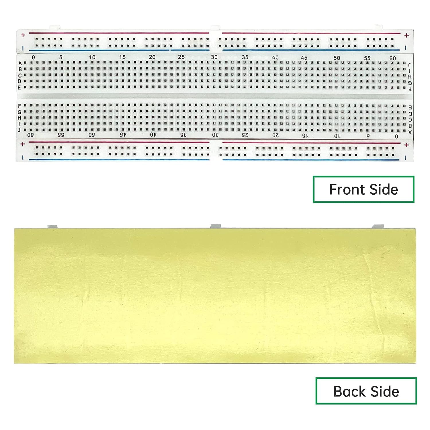 GTIWUNG 4 szt. Mini Breadboard, Arduino Steckbrett, bezołowiowa płyta Prototyp płyty do Arduino Jumper Kabel