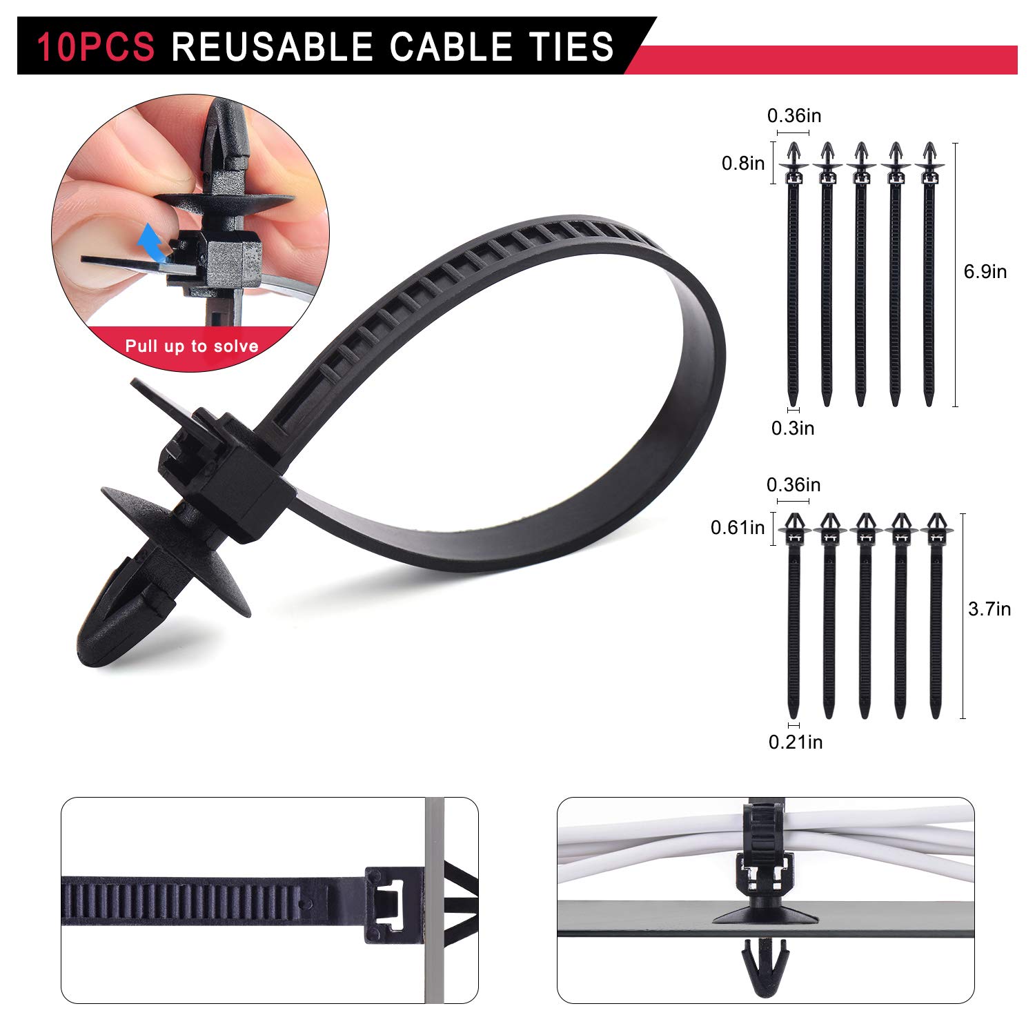 KCRTEK 630pcs Car Push Retainer Clips Plastic Rivets Kit with 16 Most Popular Automotive Parts Sizes,Auto Screw Clips for Toyota GM Ford Honda Acura Chrysler