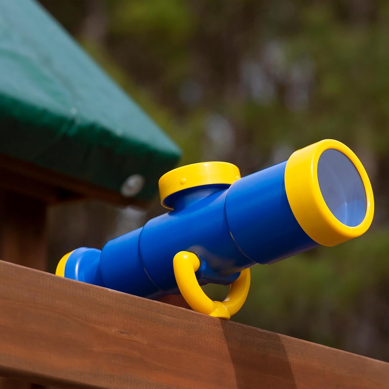 Swing-N-Slide WS 4665 Non-Magnifying Telescope with Compass Swing Set Attachment, Blue and Yellow