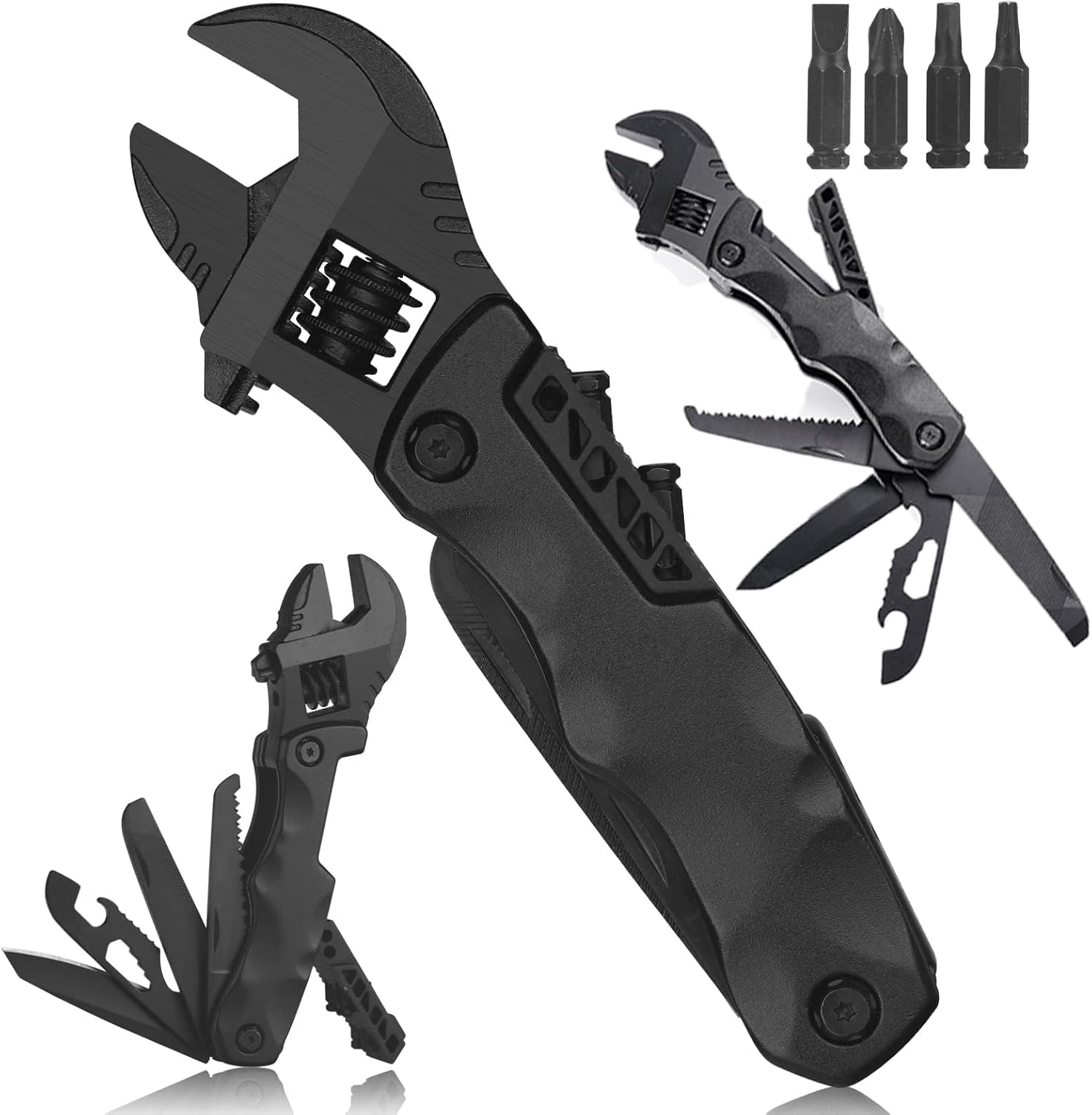 Multitool Wrench, Adjustable Portable Wrench Multifunctional Purpose