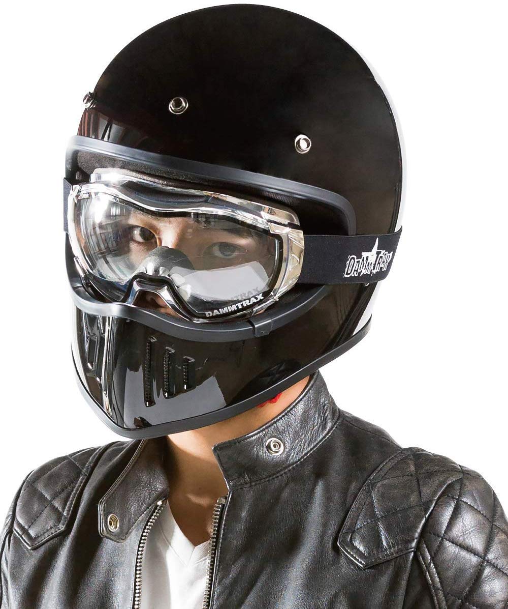 ダムトラックス ヘルメット Mサイズ マットブラック ブラスター改｜車  