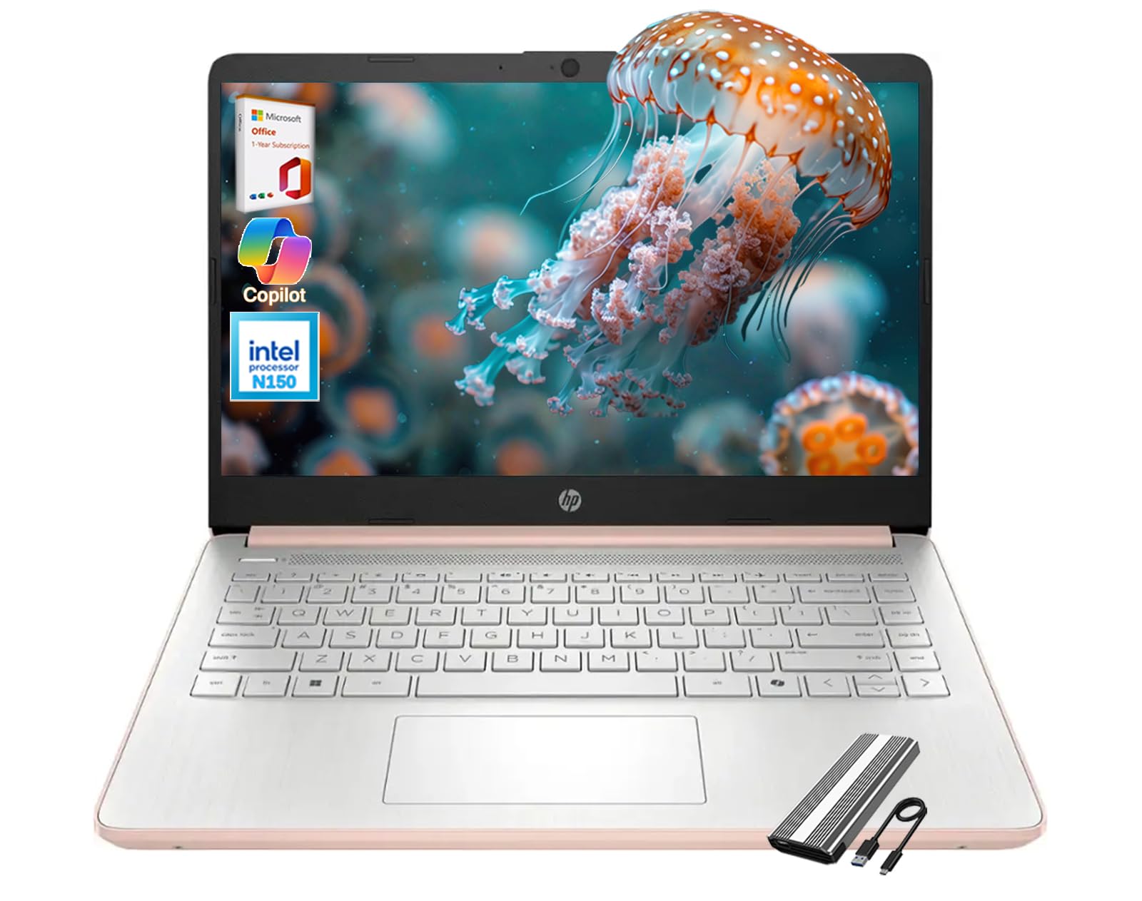 Amazon.com: HP 14 inch Student Laptop 2025, Intel Processor N150
