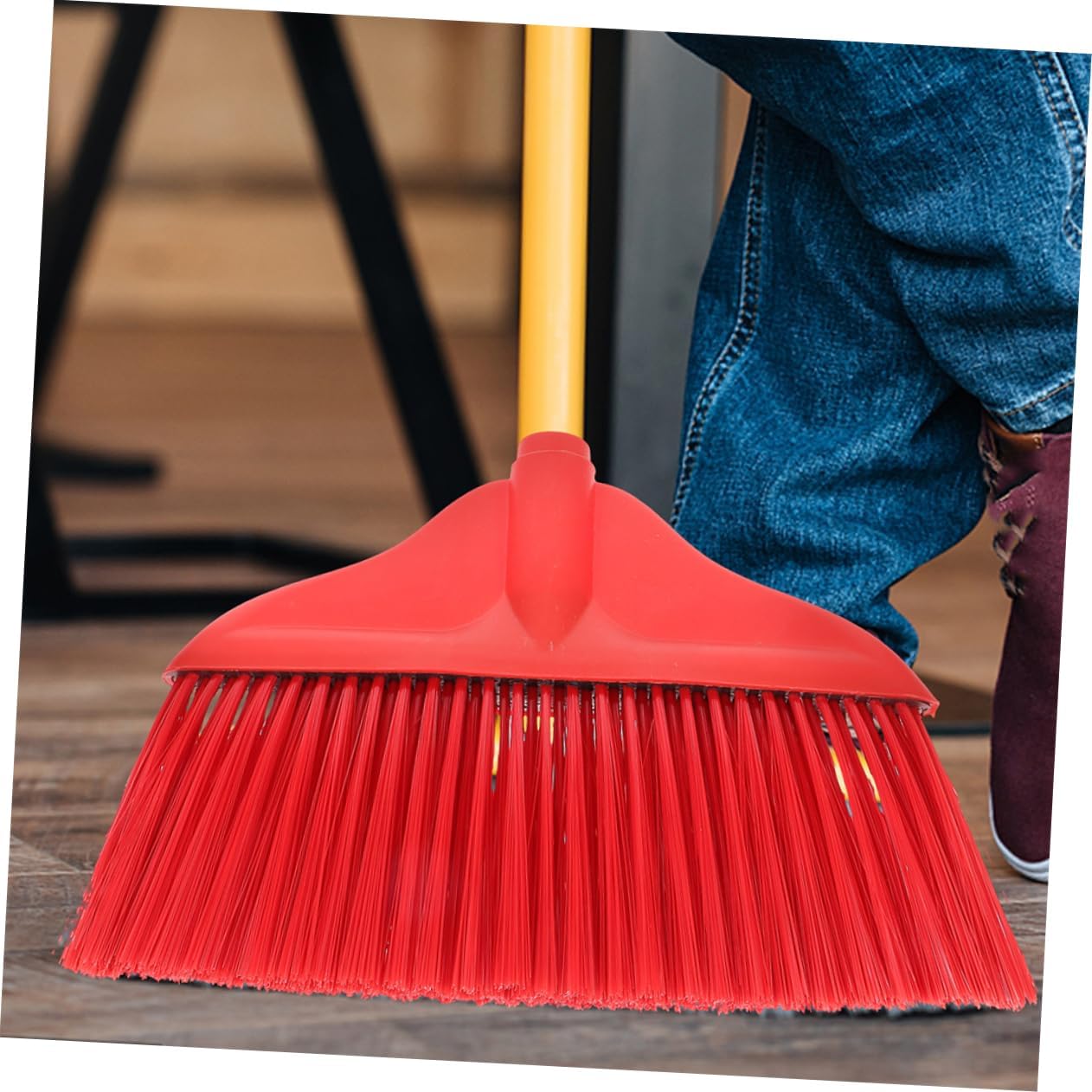 2pcs Plastic Broom Replacement Heads for Sweeping Kitchen Desktop