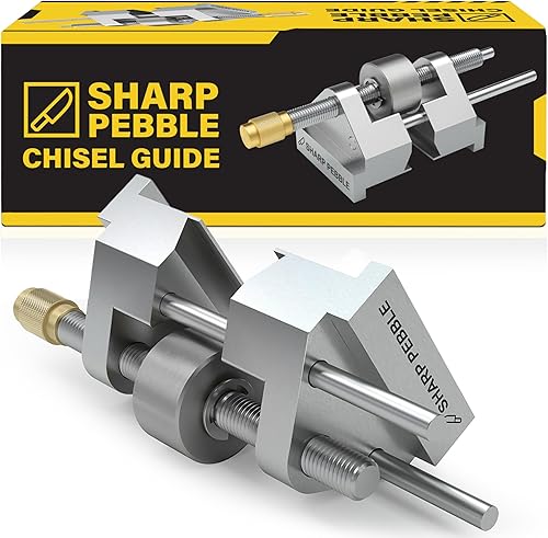 Sharp Pebble Guía de afilado - Plantilla de afilado de cincel y plano - Se adapta a cinceles de 0.25 a 1.96 pies, se adapta a cuchillas cepilladoras
