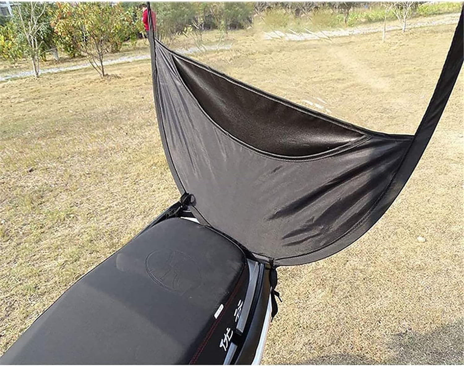 Toldo para scooter con protección solar, reflectante del calor y plegable.