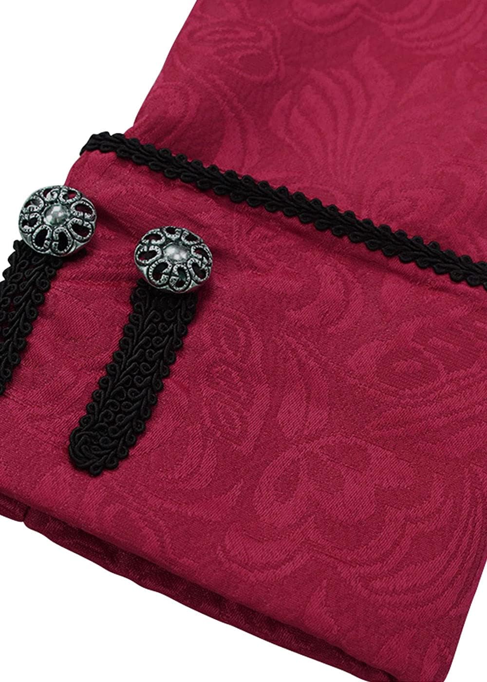 Mens Vintage Tailcoat Jacket Goth Long Steampunk Formal Gothic Victorian Frock Coat Costume for Halloween - Image 6