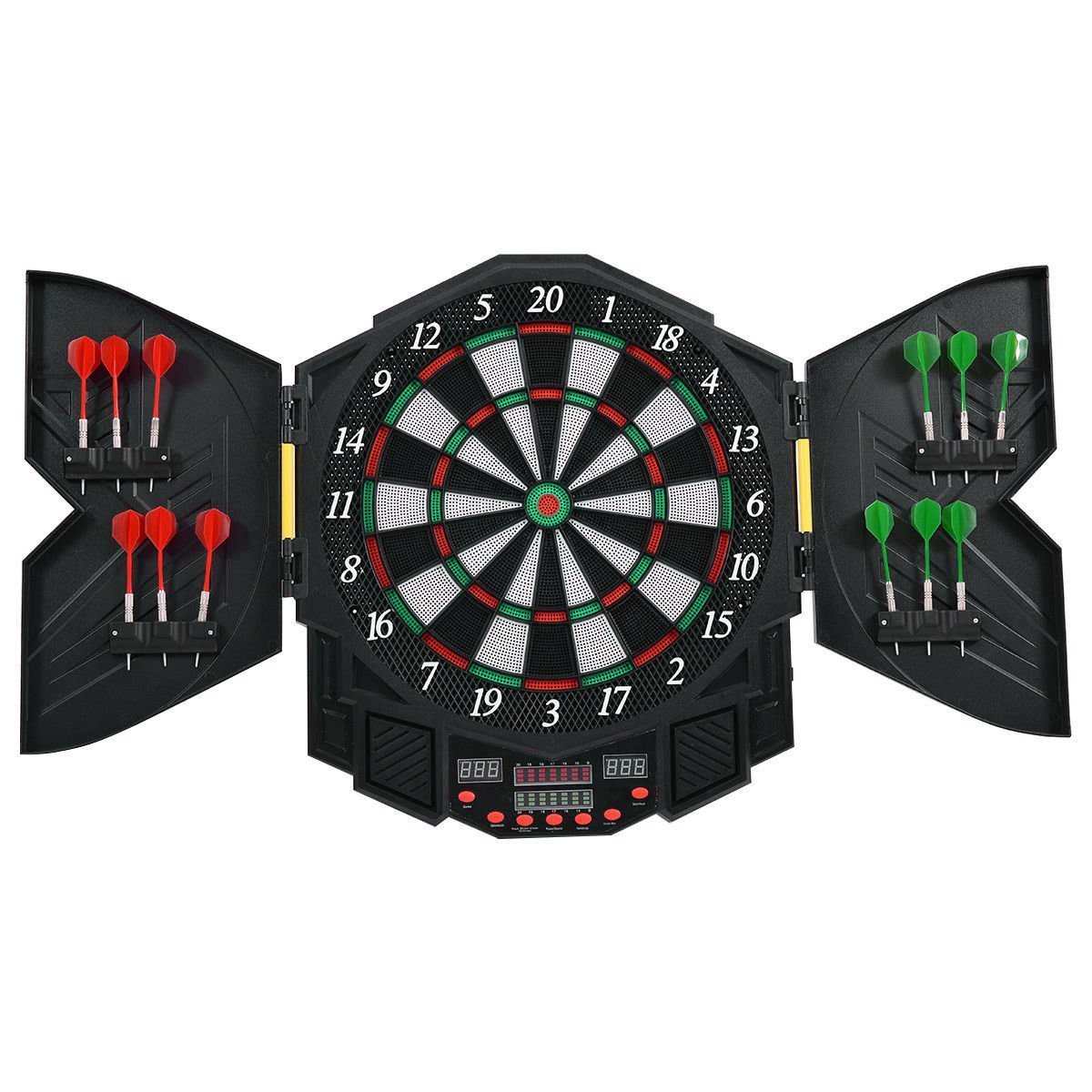 Goplus Professional Electronic Dart Board Cabinet Set