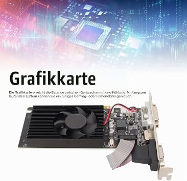 GT610 Graphics Card 2GB 64 Bit Computer Graphics Card High Resolution Multimedia Interface for Computer Desktop