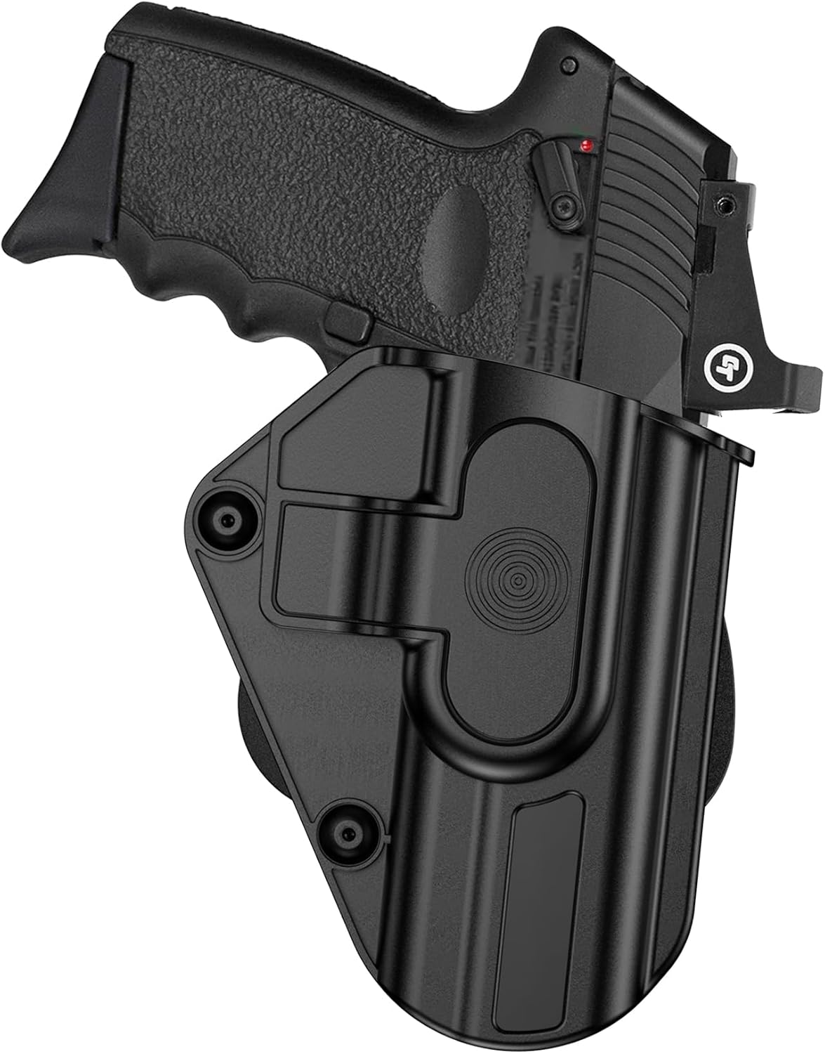 CPX Holster for SCCY CPX1 CPX2 Gen 3, CPX3, CPX4, DVG-1, Level 2 Retention Outside Waistband OWB Paddle Holster fit SCCY CPX-2 CPX-1, Adjustable Retention & Fast Draw - Right Handed
