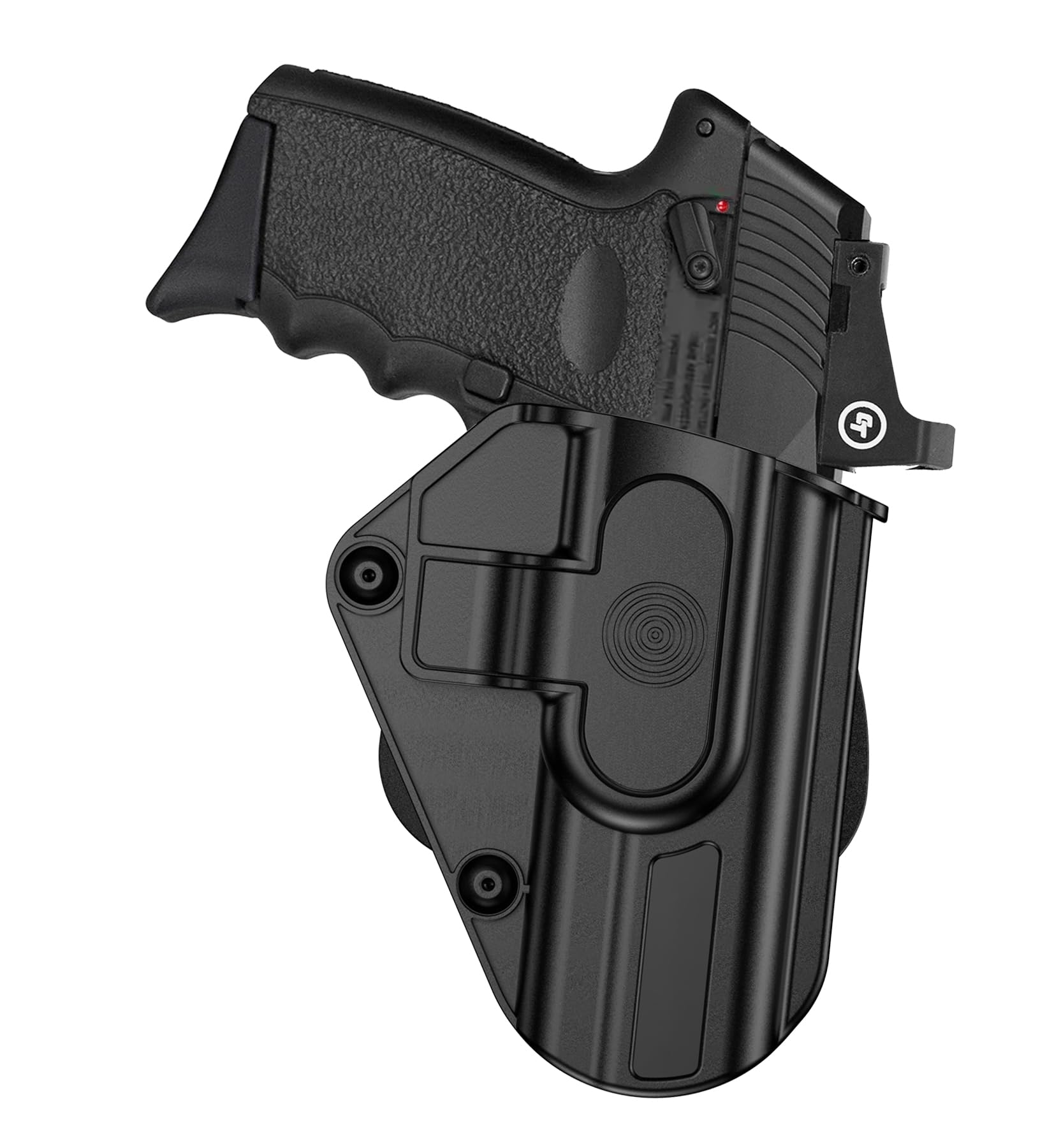 CPX Holster for SCCY CPX1 CPX2 Gen 3, CPX3, CPX4, DVG-1, Level 2 Retention Outside Waistband OWB Paddle Holster fit SCCY CPX-2 CPX-1, Adjustable Retention & Cant, Fast Draw - Right Handed